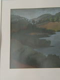 M. J. Jonaitienė „Galsto ežeras“, 1982 m. akvarelė
